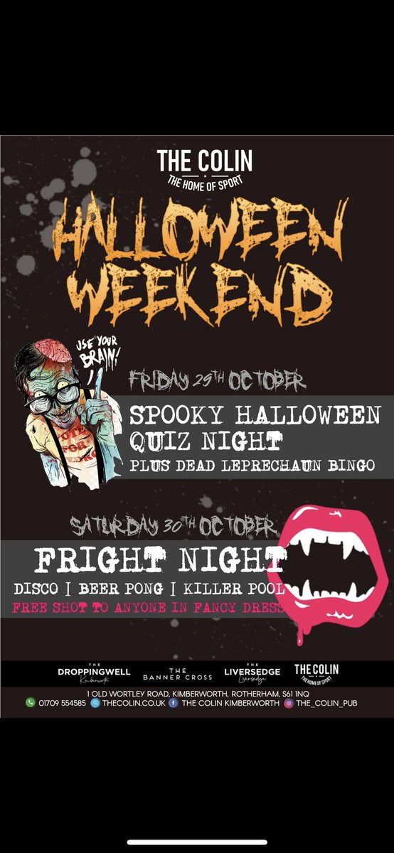 TheColin4's tweet photo. This Halloween 🎃 💀🎃👻 https://t.co/FibR2heatL
