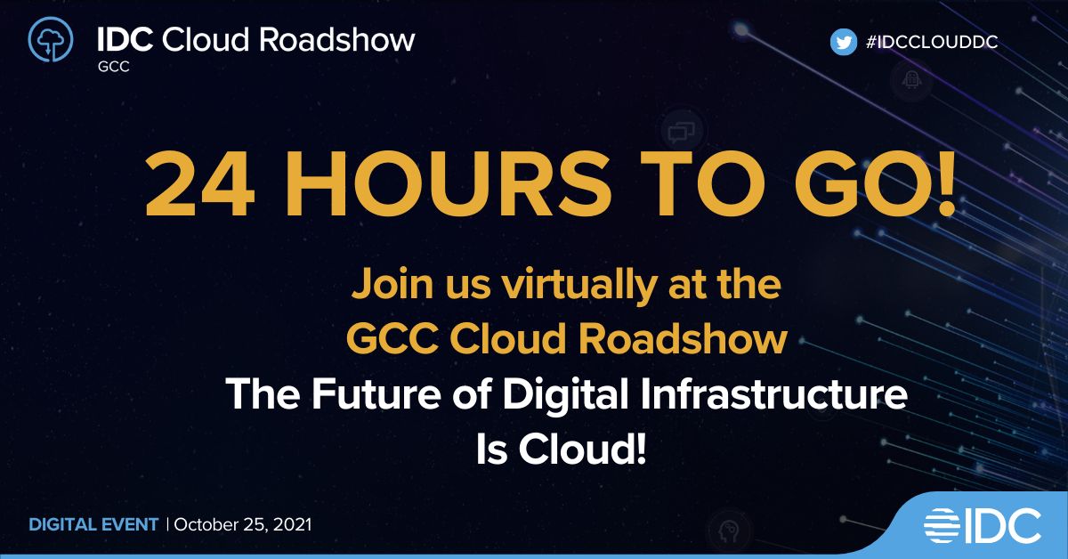 IDCMEA's tweet image. The GCC edition of the #IDCCLOUDDC Roadshow 2021 will examine the latest industry trends &amp;amp; explore ways in which organizations can move from islands of innovation to cloud-based operating models at scale that speeds up business transformation. Register at: bit.ly/3EgYd1f