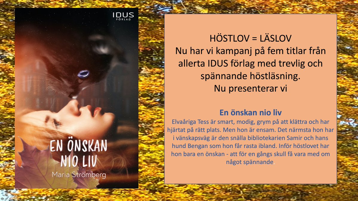 firmaboken's tweet photo. Nu kör vi höstkampanj på barn och ungdomsböcker tillsammans med Idusförlag. Höstlovsveckan som även kallas läslovet får här en extra puff! Vi på Firmaboken är glada att få in mer barn och ungdomsböcker i sortimentet! https://t.co/IAYkf95trl
#läslov #idusforlag #idus #barnböcker https://t.co/xF2DGWXXCN