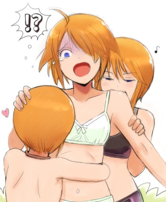 重要な任務に失敗したので、姉二人からおしおきされるプルテンちゃんです。(おにまるさん絵の続き) 