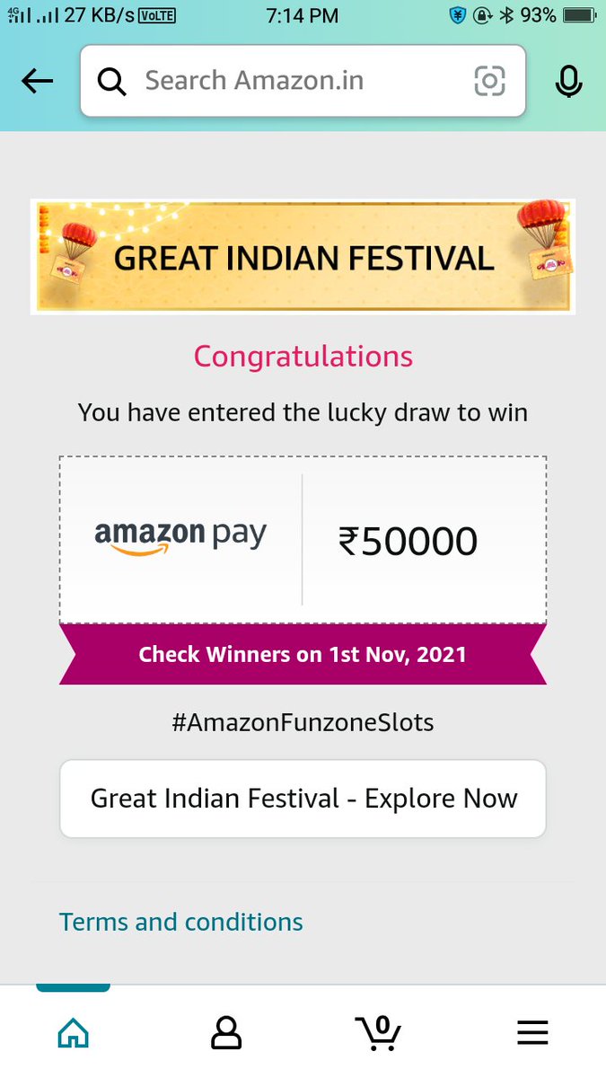 Rudrapala5's tweet photo. @amazonIN #AmazonFunzoneSlots https://t.co/om71w3DYig