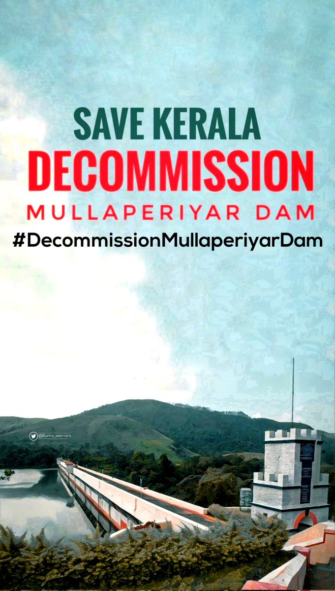 Bunny_warriors's tweet photo. It's Time for us to Unite And Raise our voice !! React to it Before getting too late.. 🙌🏻

Respected @PMOIndia , @OfficeOfGSS @CMOKerala  Do notice this issue. This is about our existance..

#DecommissionMullaperiyarDam
#Savekerala https://t.co/gMYqe4tH6R
