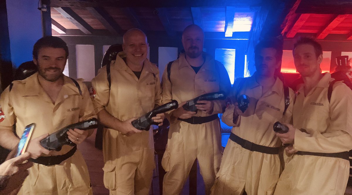 deadbeatsparty's tweet photo. Who ya gonna call? Fantastic night! @Rivington_Barn #halloween2021 #partyband https://t.co/WOCIyEU7AH