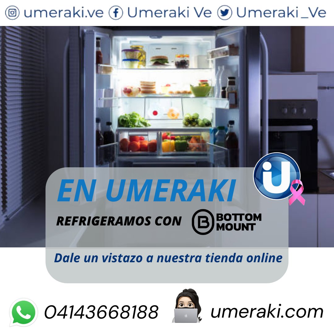 Si nos pides recomendacion en equipos de refrigeración y congelación para tu #negocio u #hogar, #bottommount es una excelente opción. Disponibilidad inmedia en #caracas escríbenos y un asesor de ventas te responderá enseguida.