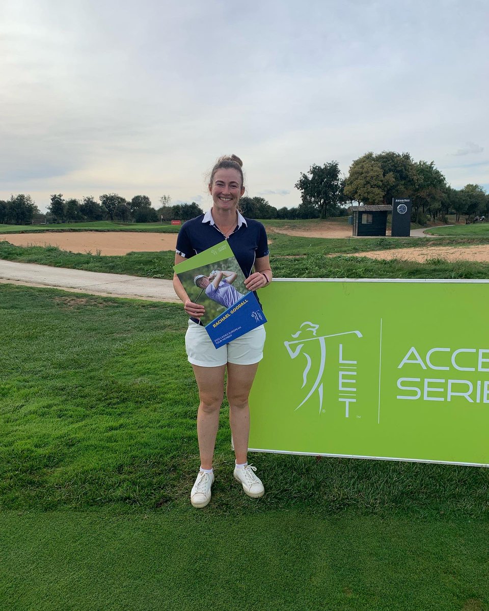 Rachygolfer's tweet photo. Second place last week on @letaccess finale. Finished 4th in the order of Merit which secured my @letgolf tour card for 2022. It’s a dream come true and one I couldn’t have done without the help of the people around me. Thank you to @jasondransfieldgolf for being there https://t.co/gkj0pFad2g