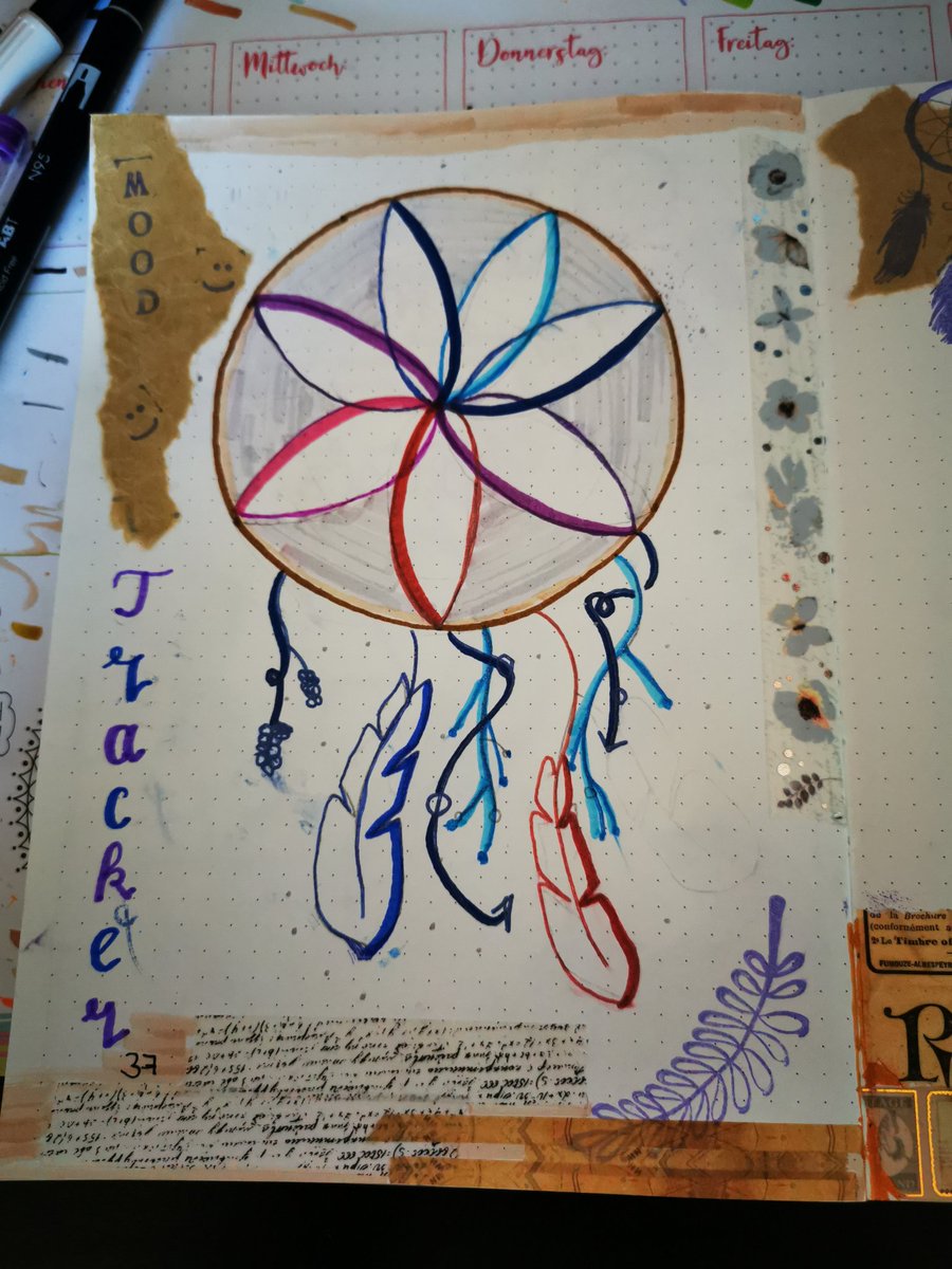 JeSaJeraph's tweet photo. Ob das noch ein Tracker zum Ausfüllen wird, bezweifele ich noch etwas. Trotzdem find ich es schön und entspannend.

#bujoinspire #bulletjournal #bujocommunity #bujoinspiration #bujolove #traeumen #HSP #Mindfulness #Achtsamkeit https://t.co/AtWF4KaZ3D