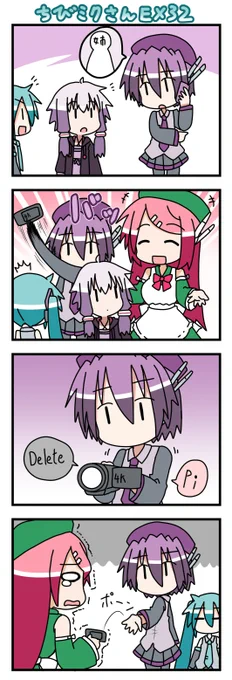 ちびミクさんEX32話!そりゃあ盗撮ですので(゜□、゜) #ちびミクさん 