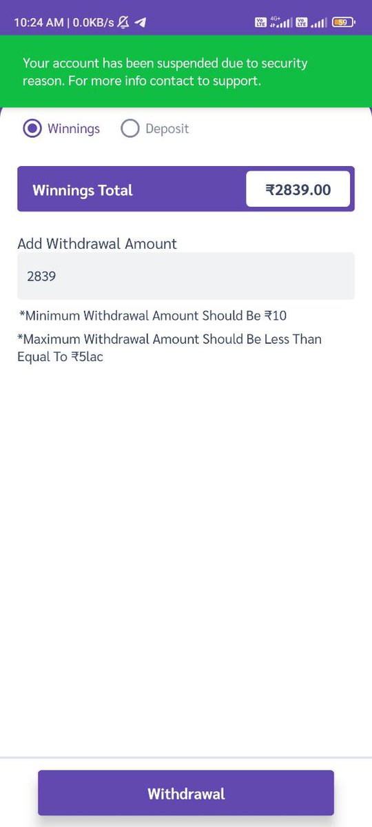 Earningtech12's tweet photo. Hlo @SGullyOfficial team,

We will face some main problem like :- 

1. Many account suspended without any reason.
2. App goes on maintaince and no update.
3. Bonus usable percentage decreases to 100% to 10%.(main problem) 

Hope u get this and please update on your twitter handle https://t.co/ZhIsbnwQhP