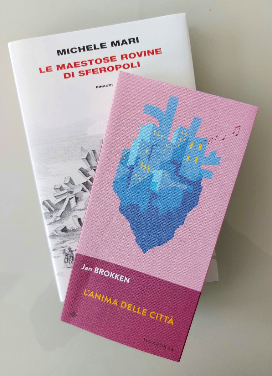 Puntata in libreria.

Le maestose rovine di Sferopoli
#MicheleMari
@Einaudieditore
L'anima delle città
#JanBrokken
@IperboreaLibri