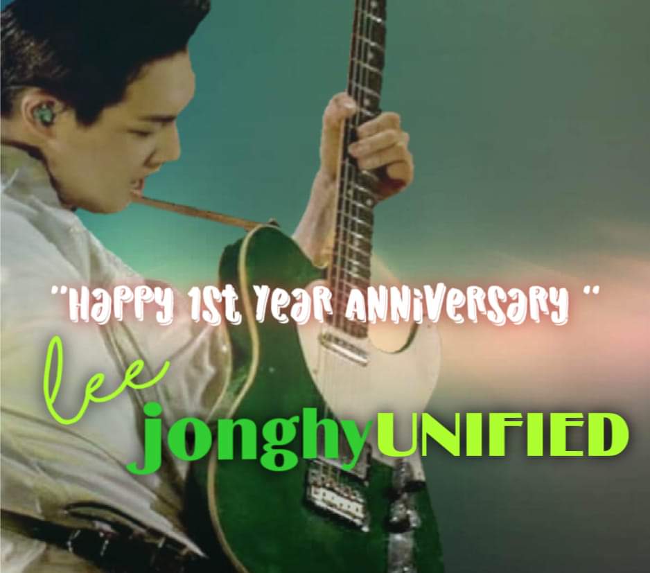 Happy First Year Anniversary Lee JONGHYUNified 🎉🎂🎊

#MizpahLJH
#reSTARt2021
#oneleejonghyun
#LJHforeverloved
#leejonghyunified