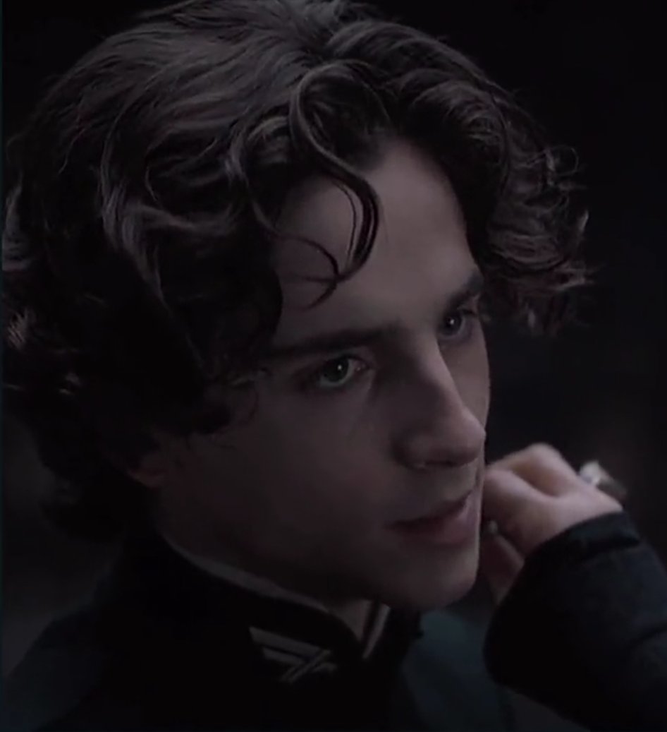 Tchalamethair's tweet image. Bad hair day?  Don't know her 😉
#DuneMovie @RealChalamet