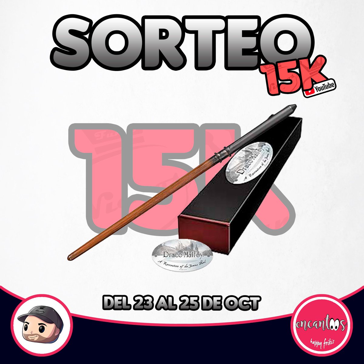 funkonianos's tweet photo. ¡¡¡FUNKONIANOS!!!

Ya vamos por el cuarto sorteo 🎉 

Esta vez junto a la tienda Encantoos. Como no todo en la vida son Funko Pop!, pues en este sorteo os podéis llevar esta varita de Draco Malfoy 😍

Participa aquí 👇🏼

 https://t.co/QbRQ3rY5Od...

🍀 Mucha suerte a tod@s 🍀 https://t.co/eganYwEOx7