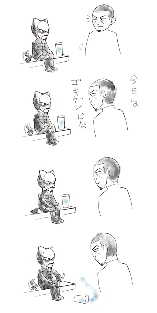 #皆さんの金カム擬獣化が見たい

尽忠ねこのはじまりと
ねこ中尉のはじまり 