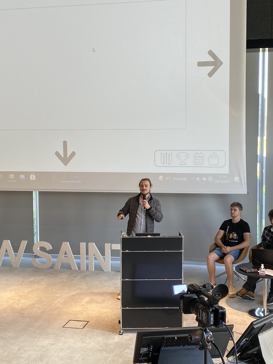 Première session des #pitchs blancs ✅

▶️ À toute a l’heure pour la deuxième !!! 💪

#swsaintlo