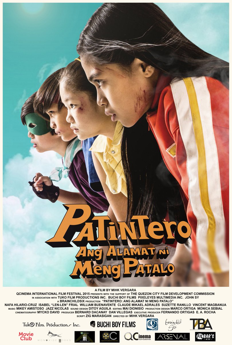 TBAStudiosPH's tweet photo. We bring you the last #TBAThrowback for today!
On this day, 6 years ago, @mihkvergara's Patintero: Ang Alamat ni Meng Patalo premiered at the 2015 QCinema International Film Festival where it won the Gender Sensitivity Award and Audience Choice Award. https://t.co/BVsHhlLNKo