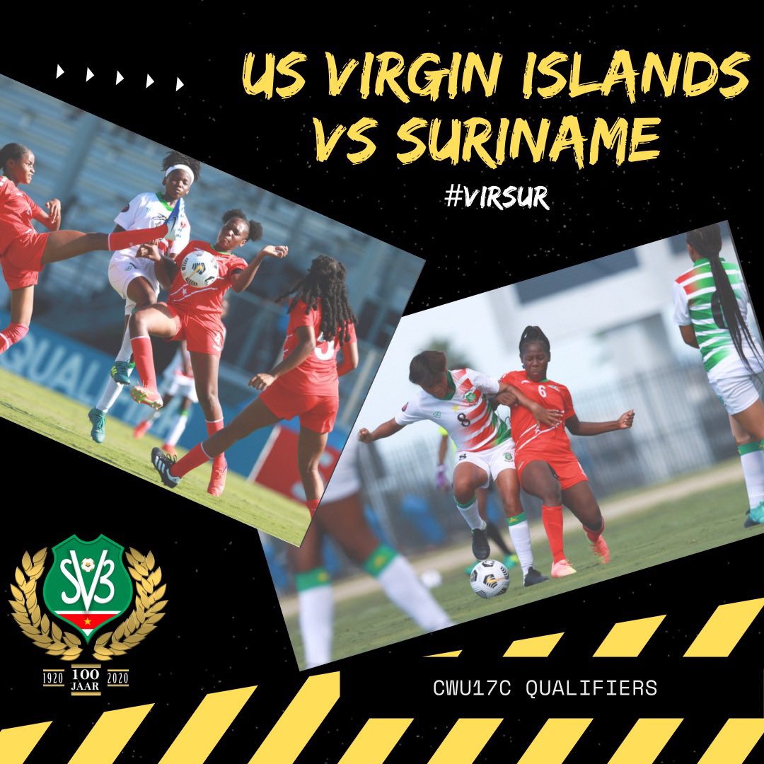 OfficialSVB1920's tweet photo. ⚔️ Up Next: US Virgin Islands
🏟: IMG Academy
⏰ : 5 pm local
#CWU17C #NatioLadies #WiSaWini #BribiNaKrakti https://t.co/UocqLGt3AO