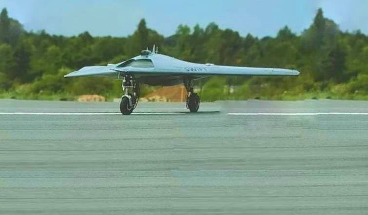 SWIFT drone during trial