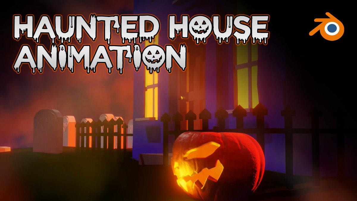 JamieByrneTV's tweet photo. 👉👉 https://t.co/I5DV4cqQmN

I decided to make something a little spooky for Halloween, somehow I ended up here. I didn't even plan to make an animation, I hope you like it. 👻🎃

#Halloween #HauntedHouse #Blender #B3D #BlenderAnimation https://t.co/O4ntwU9lS8