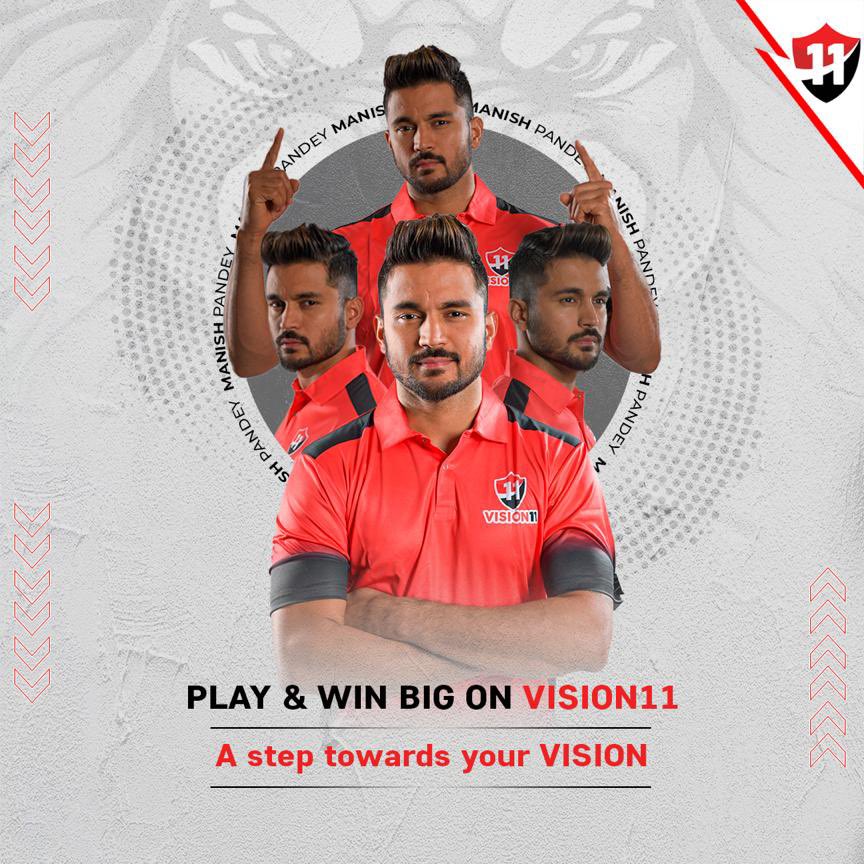 Happy to announce the association with @Vision11ofc .🎊🤝


Now, compete with me on #vision11 and try to win big.💸💪

Hai Dum!! #Khelo_Vision11


#Association #Trending #fantasycricket #fantasySports #branding #playwithme #instatrends #welcome #playbigwinbig #vision11
