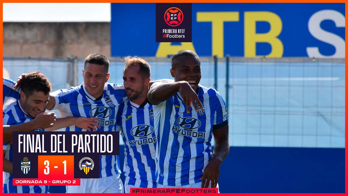 Primera_RFEF's tweet photo. 🏎️ ¡EL CD AT. BALEARES NO FRENA EN LA CARRERA POR SER LÍDER! 

⚽ 1-0 | #ViniciusTanque (10')
⚽ 2-0 | #ViniciusTanque (25')
⚽ 3-0 | #Ferrone (57')
⚽ 3-1 | @jacoboglezr (71')
 
3-1 | 90' | @atleticbalears 🆚 @CESabadell

ℹ️ DETALLES: https://t.co/ZrHn56lgA4

#PrimeraRFEFootters https://t.co/pD1eRjdSwx