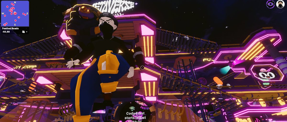 dlorahzz's tweet photo. Jetpack on! 🚀🚀🚀🚀
#MetaverseFestival 
@decentraland
 
0x9fDDba1c51fa79C6CDAEAa8CF6f236A084674B8b https://t.co/Ek0wkFbKs0
