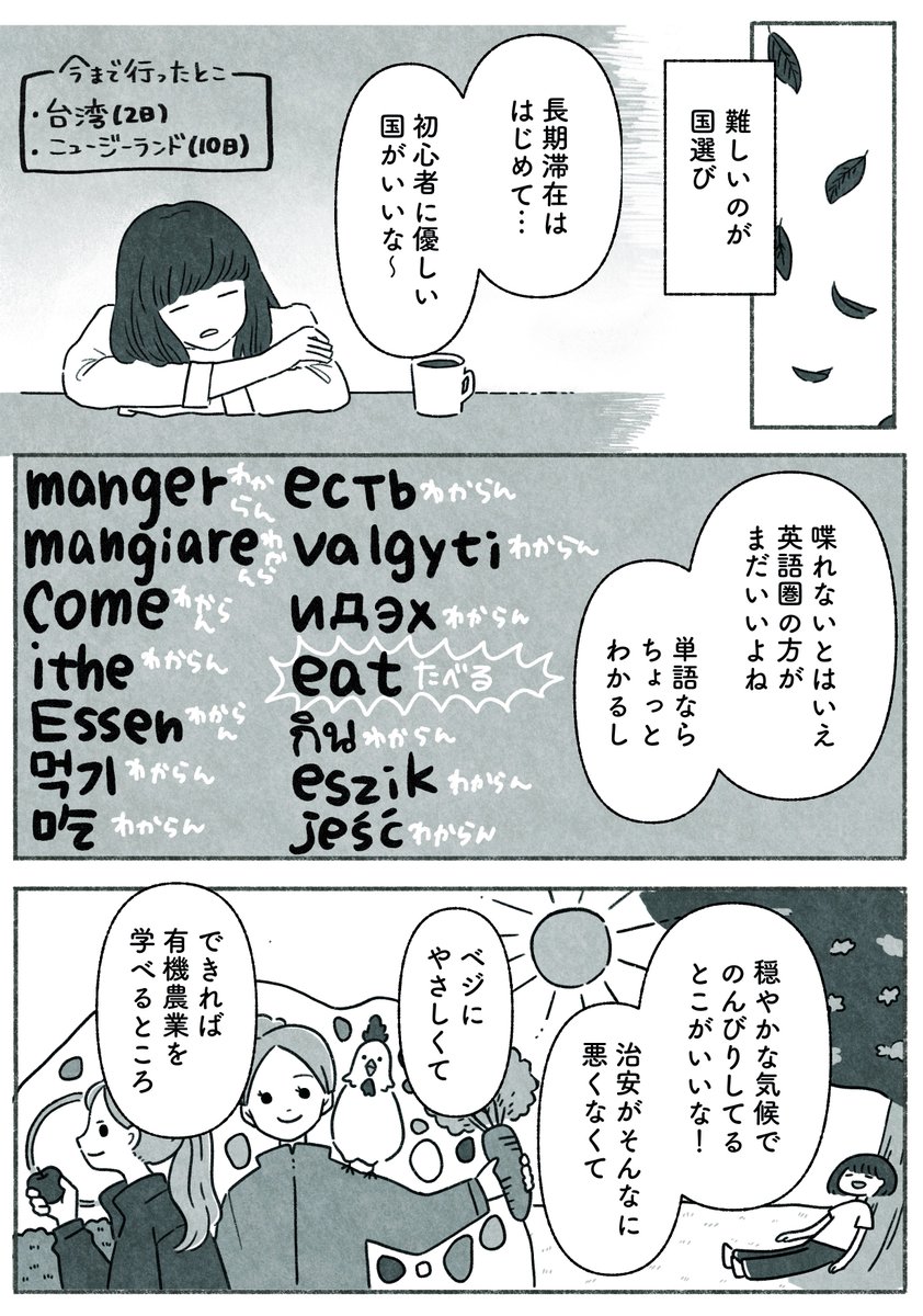 どこの国にどうやって行こう?
国決めとビザの話🇳🇿📃(3) 