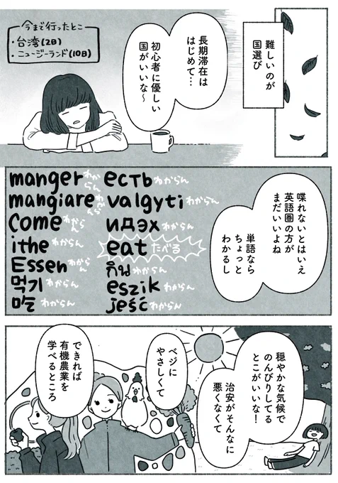 どこの国にどうやって行こう?
国決めとビザの話🇳🇿📃(3) 