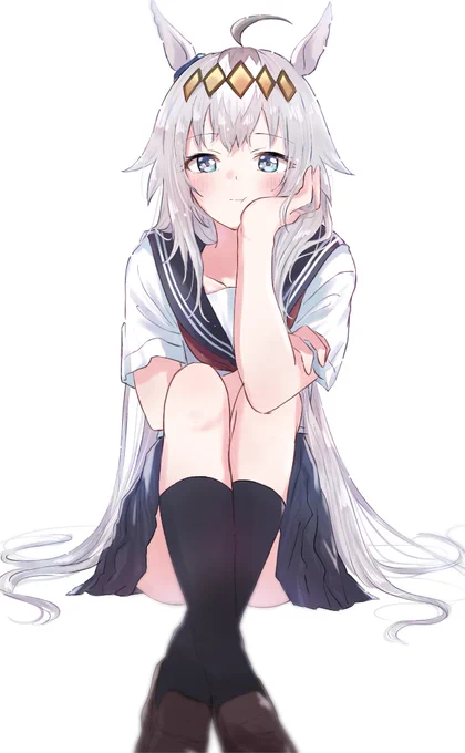 セーラー服のオグリキャップ ②
#ウマ娘 
