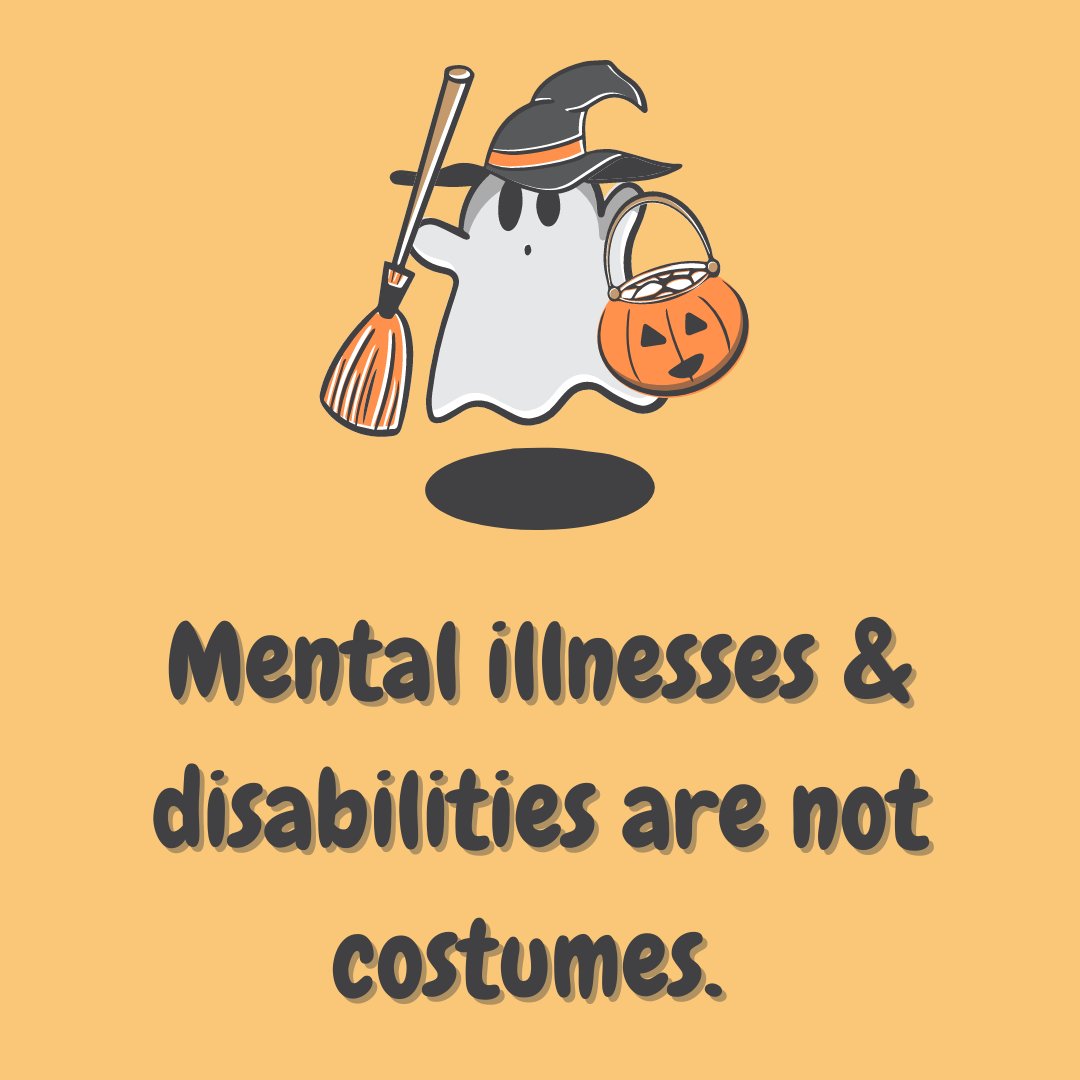 AccessMHSupport's tweet image. Keep Halloween safe &amp;amp; fun for everyone and skip the "mental patient" costumes you may see in stores. Only 1 week until the spooky day!

#Halloween #MentalHealthMatters #HappyHalloween