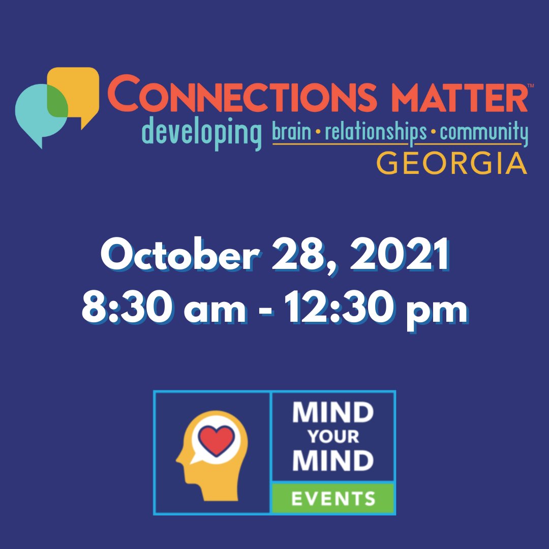 CobbCollaborate's tweet image. REMINDER: Our next Connections Matter training is coming up this Thursday, October 28, from 8:30AM - 12:30PM.  It is not too late to sign up for for this valuable training at bit.ly/3DcrCcg

#ConnectionsMatter #MindYourMind #CobbCollaborative