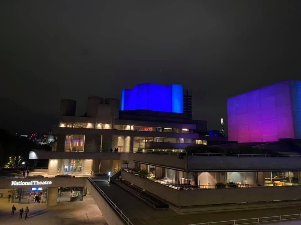 National Theatre at night #lastnight <a href="/NationalTheatre/">National Theatre</a> #london