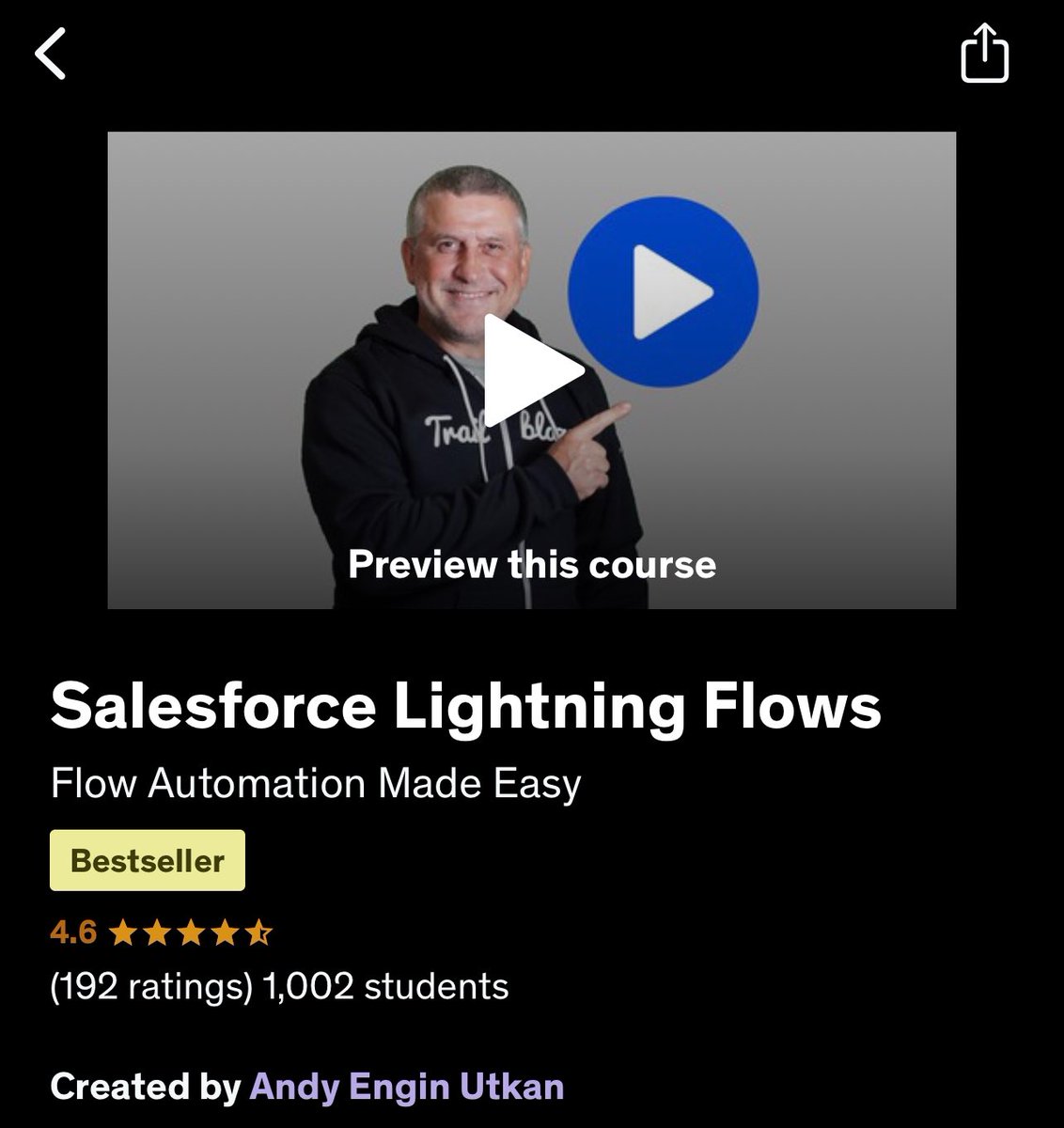 enginutkan's tweet photo. To celebrate 1,000 Students on my #Salesforce Flows Udemy course I am giving away 3 vouchers for free lifetime access. To participate, all you need to do is either retweet or like this post EOD EDT Tue. I will randomly draw three names and announce them on 10/27. #GoWithTheFlow https://t.co/frKfjIMx6V