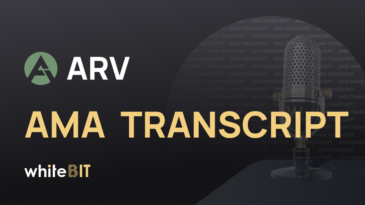 WhiteBit's tweet photo. 😎 Catch up on the AMA with $ARV 😎

Missed our chat with @ArivaCoin? Check out this transcript to find out everything we discussed with the project representative: ​​https://t.co/UoPxnKFBoK https://t.co/m1WneVTT4y