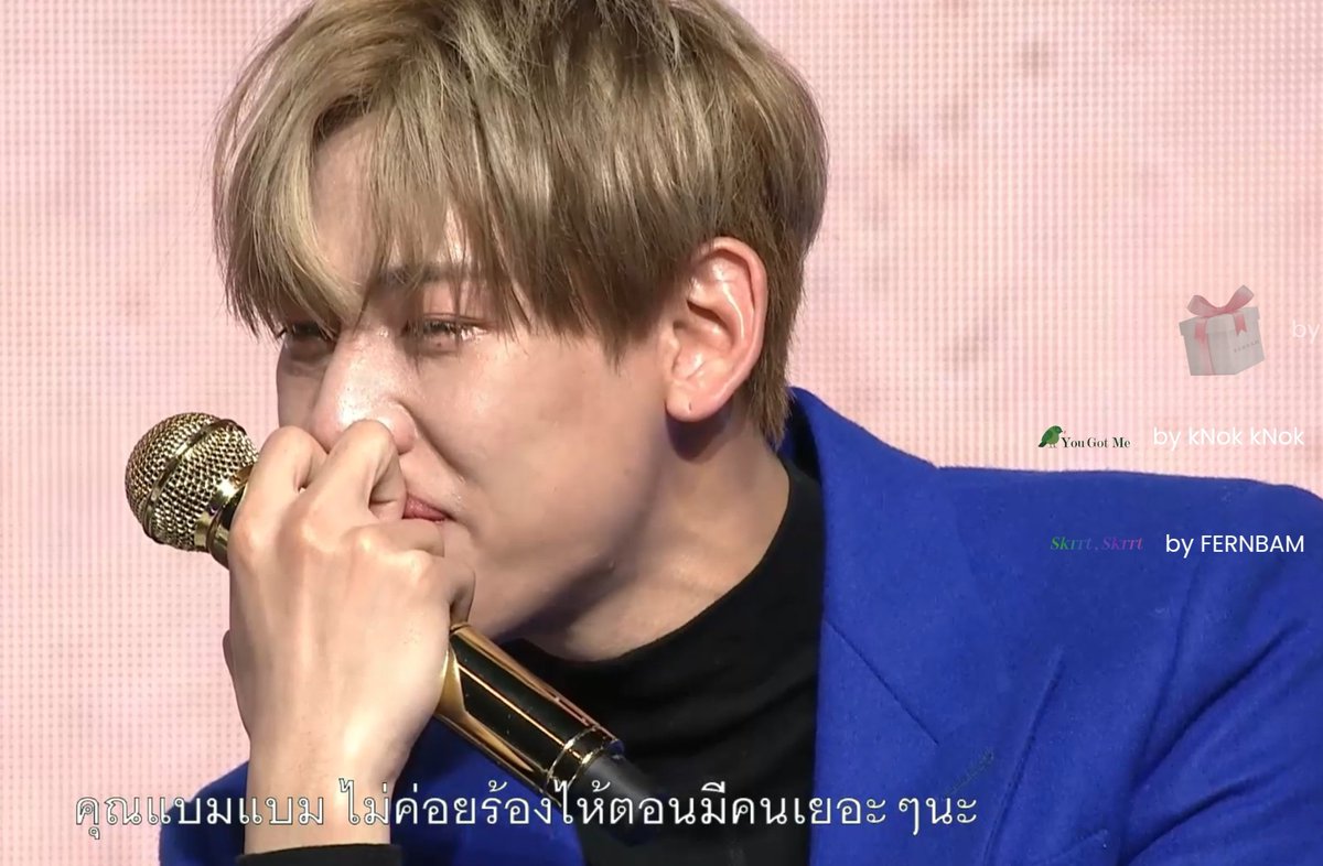 Fhasaijj's tweet photo. เอาอะไรมาไม่ร้อง พอน้องเริ่มพี่ก็ตามเลยจ้า ต่อมน้ำตาแตกกันไป เข้าใจน้องแบมนะ อยากกอดมากๆ นกกับกัซเราจะไม่ทิ้งกันแน่นอน รักมากนะคับและจะรอวันที่เราได้เจอกันอีกครั้ง 💚💚🥰
#BamBam1STLIVEriBBon
#BamBam @BamBam1A https://t.co/KsUGxCu1XH