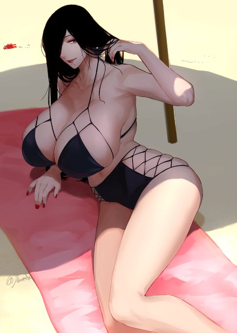 #今年も残りわずかなので今年一番伸びた絵を貼る見た絵描きさんも強制でやる 
なっっっっっっっがいスランプの末に描けたこれ!!去年の夏の水着おばさん以来の伸びで嬉しかったです!!!!(^○^) 