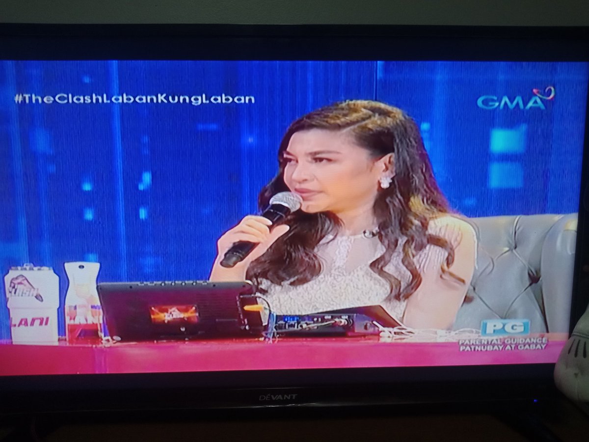 Now watching <a href="/TheClashGMA/">The Clash</a> #TheClashLabanKungLaban ang ganda ni <a href="/LaniMisalucha/">Lani Misalucha</a>