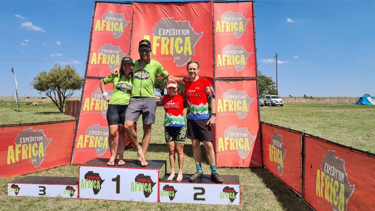expafrica's tweet photo. Podium winners for the EXP Africa 60km adventure race! Congratulations to all that made it to the finishπ₯³π #Adventure #adventureracing #Africa #squirtlube #spotadventure #staypositive @Squirtlube_SA @SPOT_Africa @KineticHeidi https://t.co/nlEjIYkFhj