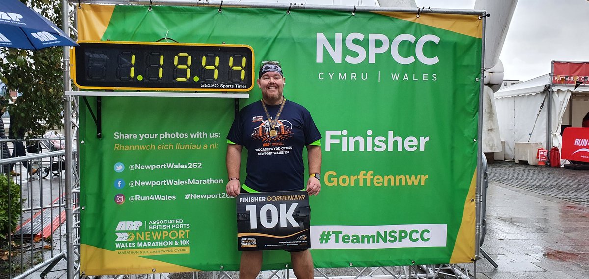 slimboyfat88's tweet photo. New 10k PB for me @Run4Wales ABP Newport Marathon and 10k. Even more to do it on home soil. Great supporters, great organisation and a fantastic event
 #ABPNewport10k #Newport10k #Run4Wales #NewportWales262 https://t.co/FrSsa7HYkO