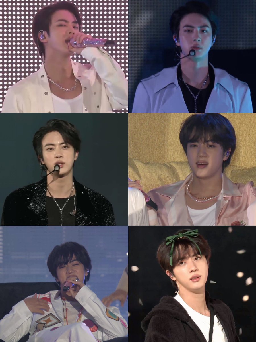 #JIN’s stage outfits from today