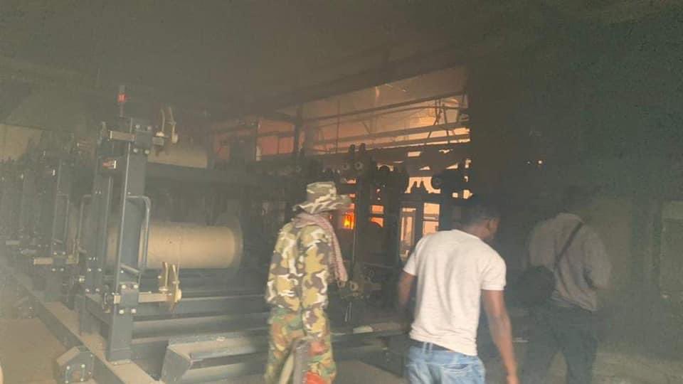 KassaHMariam's tweet photo. Alert: Abiy Ahmed continues the genocidal air strikes targeting civilians &amp; civil infrastructures; bombed textile factory &amp; piles of harvest in Adwa &amp; a Hospital in NW Tigray Maitsbri @SecBlinken @jakejsullivan @JosepBorrellF @antonioguterres @SenatorMenendez @USAmbUN @hrw https://t.co/jX4CpKGRWd
