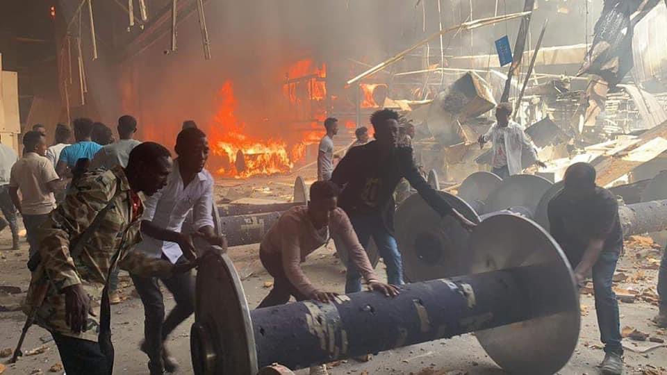 KassaHMariam's tweet photo. Alert: Abiy Ahmed continues the genocidal air strikes targeting civilians &amp; civil infrastructures; bombed textile factory &amp; piles of harvest in Adwa &amp; a Hospital in NW Tigray Maitsbri @SecBlinken @jakejsullivan @JosepBorrellF @antonioguterres @SenatorMenendez @USAmbUN @hrw https://t.co/jX4CpKGRWd