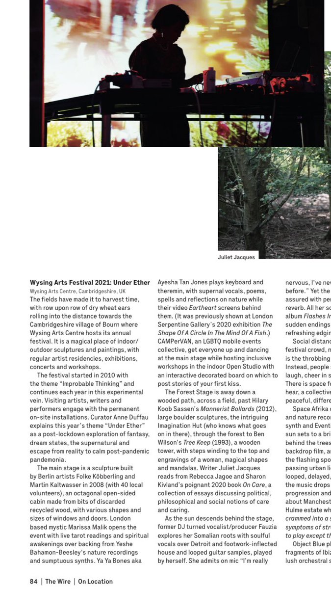 ADuffau's tweet photo. Check @thewiremagazine review by #johutton of @WysingArtsCentr #underether w/ #CAMPerVAN @ZoeMarden #SamuelDouek @FiontanM @cefyoouu @ObjectBlue_ @itsFAUZIA @IgnotaBooks #NishaRamayya #MJHarding @ZinovievLetter @mariimals #YesheBahamonBeesley @objectblue_ #spaceafrika #YaYaBones https://t.co/zJRt2w7nhL