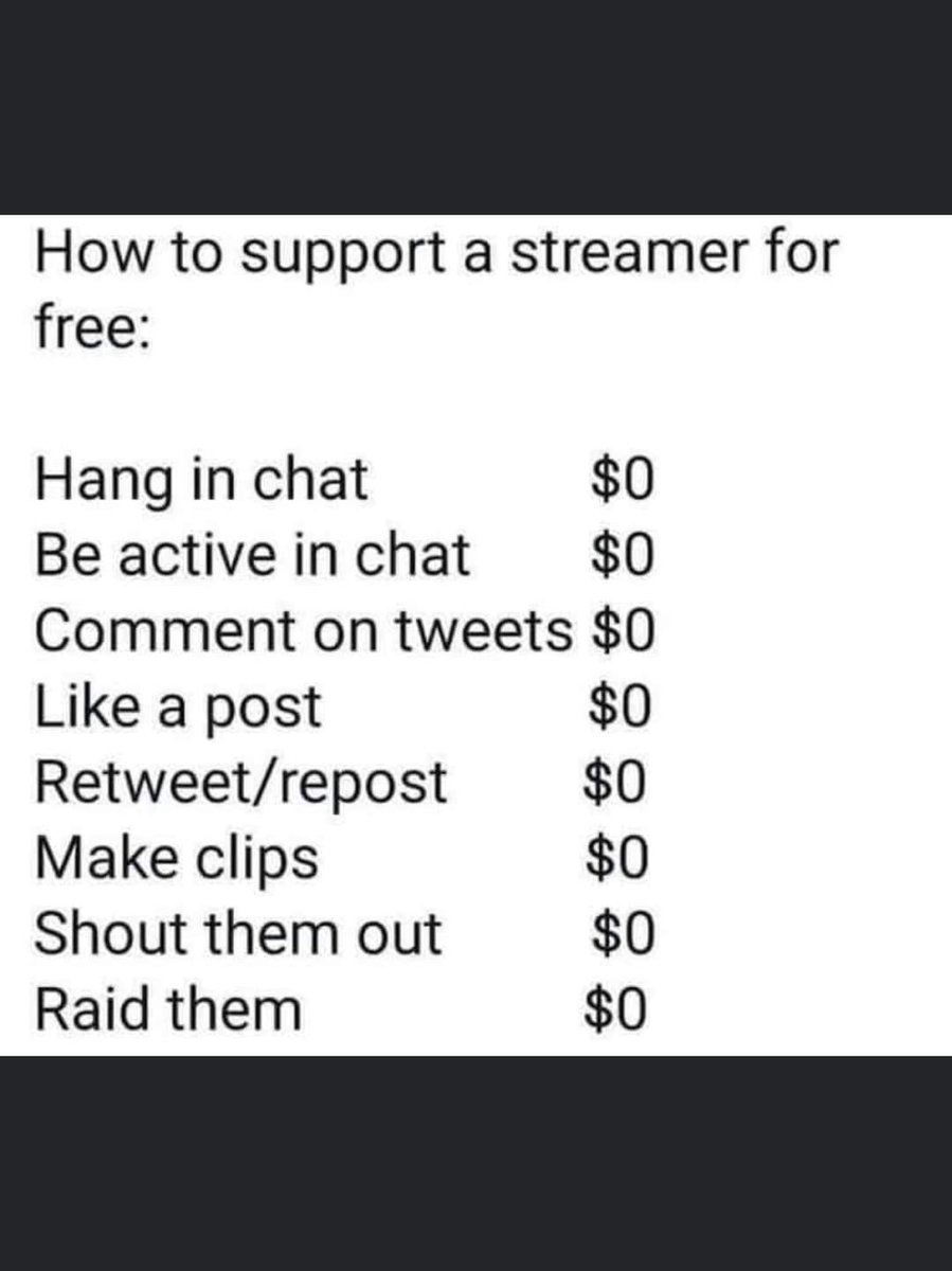 BekaShizzle's tweet photo. It's doesn't take much to support each other and help grow a great community. #streamer #SupportSmallStreams #twitch #gamers #supportagamer #community @SmallStreamersR @TwitchSIE https://t.co/0ydowA9JqQ