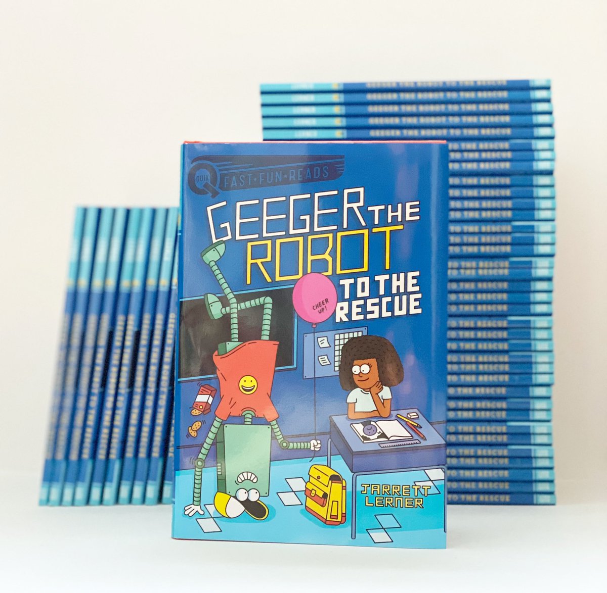 Geeger the Robot to the Rescue has been out for one whole month! To celebrate: I’m doing a giveaway of two class sets (25 copies each), one here and one on Instagram.

EDUCATORS and LIBRARIANS: to enter to win one of these sets, RT this tweet and follow me!

🤖💛📘