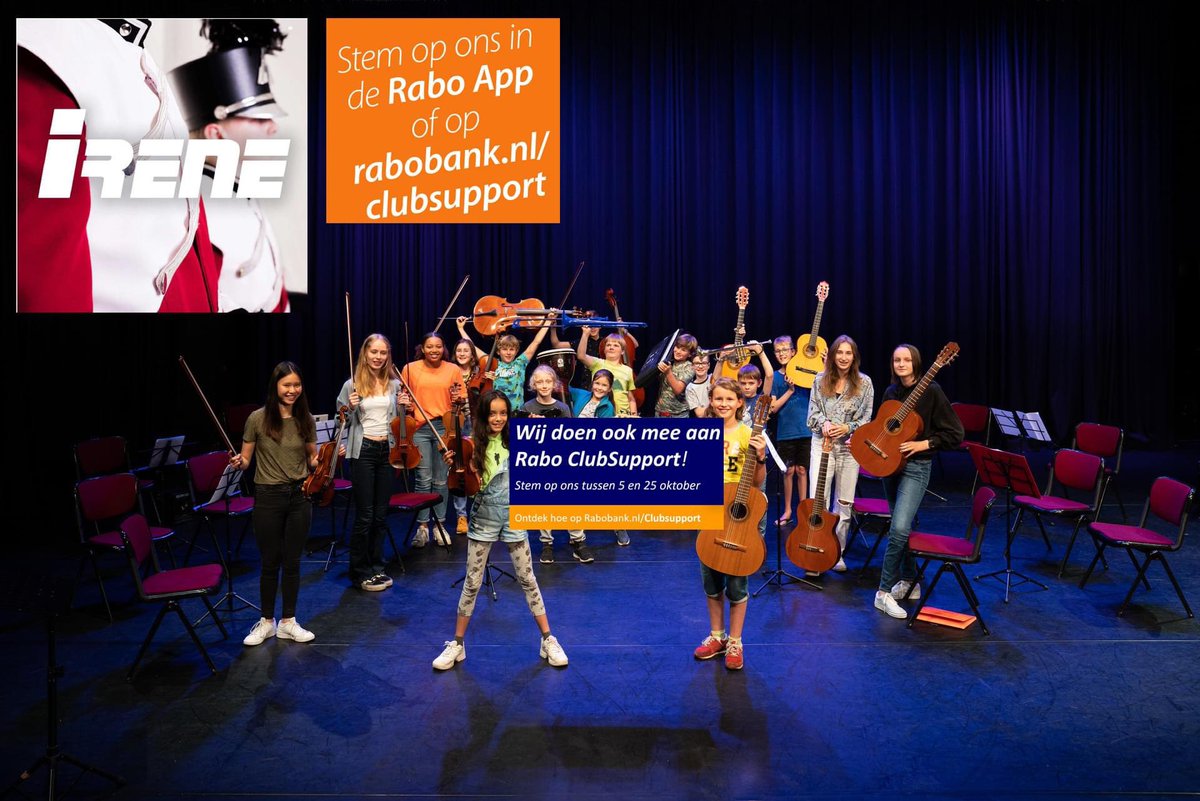Vandaag is de laatste mogelijk om op ons te stemmen via het Rabobank Clubsupport! 

Stem nu direct in de Rabo App of online op rabobank.nl/clubsupport
#RaboClubSupport #decooperatieveRabobank