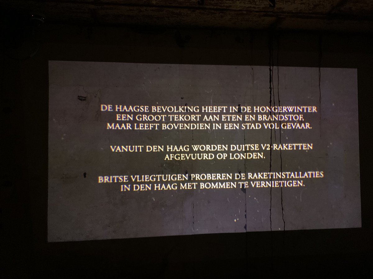 Prachtige en indrukwekkende tentoonstelling van het @AtlantikwallSCH met een audio visueel overzicht van het bombardement op Bezuidenhout. Een must voor elke Haagse schoolklas. Dankzij vrijwilligers…#atlantikwall