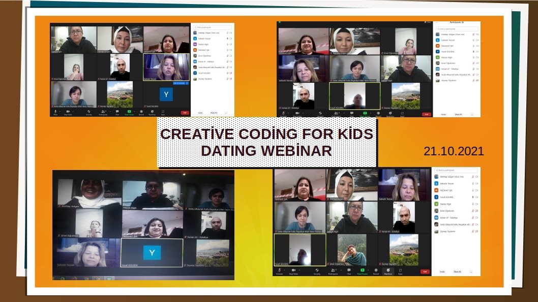 CodingforKids21's tweet image. eTwinning - Creative Coding for Kids - Tanışma Webinarı @tcmeb
@kutahyamem @kutahyasekerio @CodingforKids21