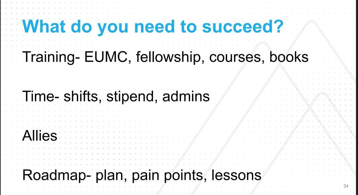 ACEP_EUS's tweet photo. What makes a successful director? @bretpnelson Gives the key factors to ensure success #EUMC21 https://t.co/H0j6yKNENJ