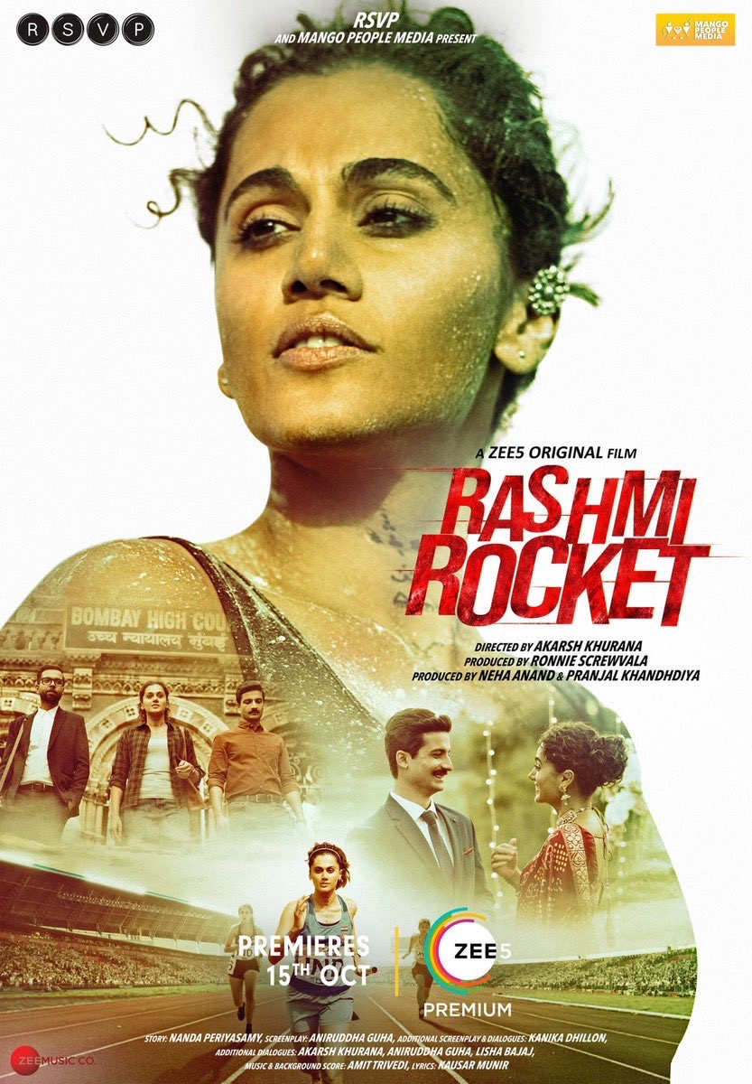 #RashmiRocket 
A Good Film With a Good Message 
Superb Perfomance of @taapsee & #abhishekbanerjee 👏