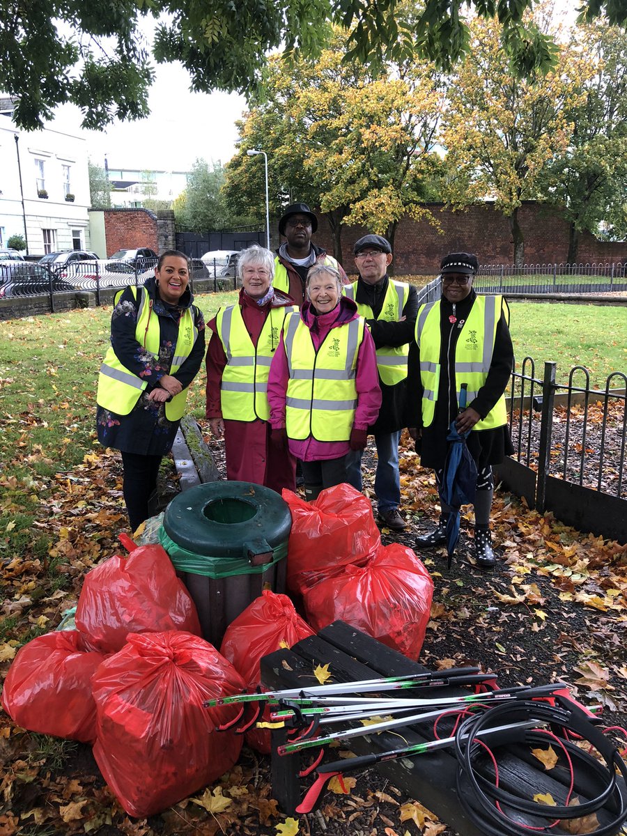 ButetownLabour's tweet photo. Butetown community litter picking group today collected several bags of litter.  We managed to avoid the rain. We have left the bags at the park on Bute Esplanade. Can you collect them tomorrow please @cardiffcouncil Thanks for the equipment @ChannelViewLeis https://t.co/0mGbpnDbXg